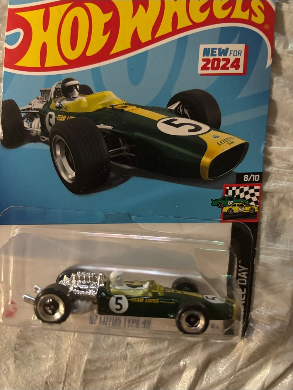Hot Wheels '67 Lotus Type 49 Die-Cast Racing Car - Green & Yellow